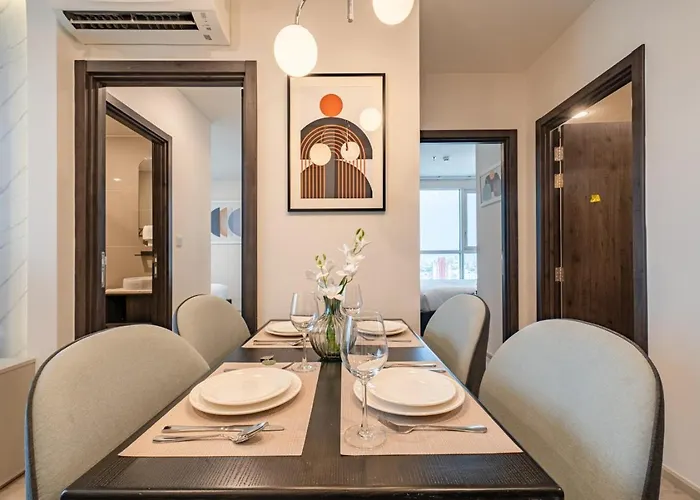 公寓 200 M To Metro L High-floor Unit L Rooftop Pool *