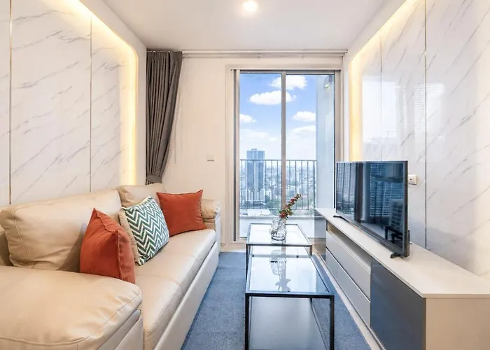 200 M To Metro L High-floor Unit L Rooftop Pool 公寓 曼谷