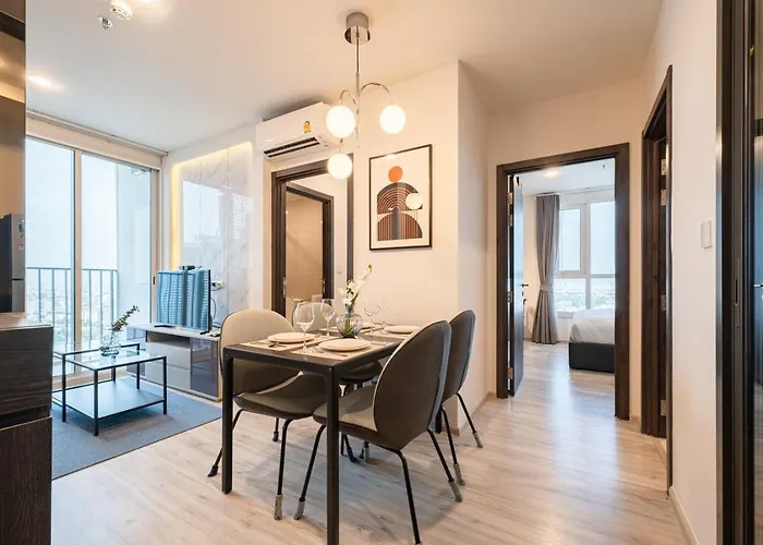 200 M To Metro L High-floor Unit L Rooftop Pool 公寓 曼谷