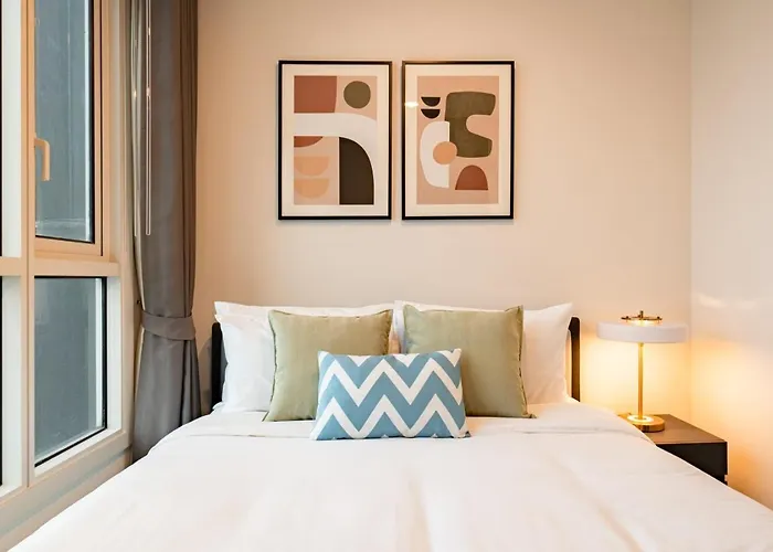 公寓 200 M To Metro L High-floor Unit L Rooftop Pool *