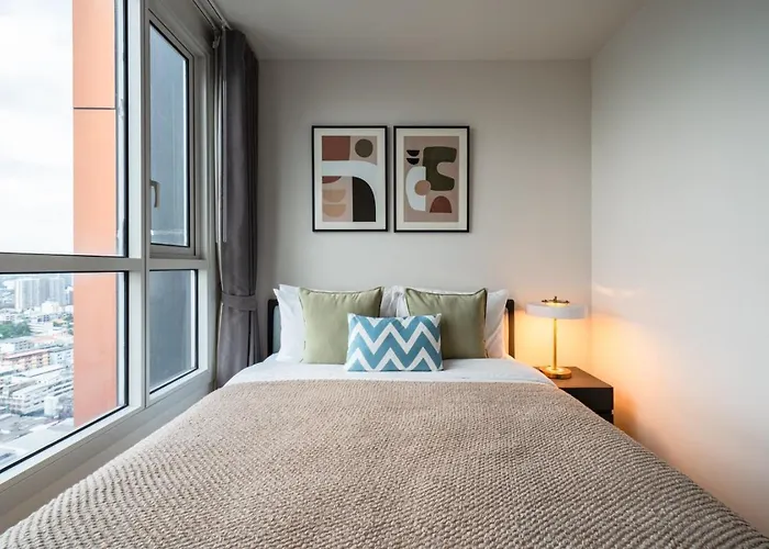 公寓 200 M To Metro L High-floor Unit L Rooftop Pool