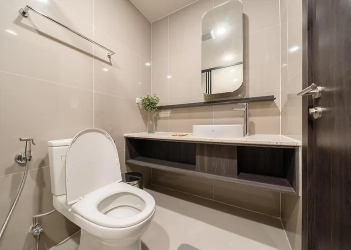 公寓 200 M To Metro L High-floor Unit L Rooftop Pool