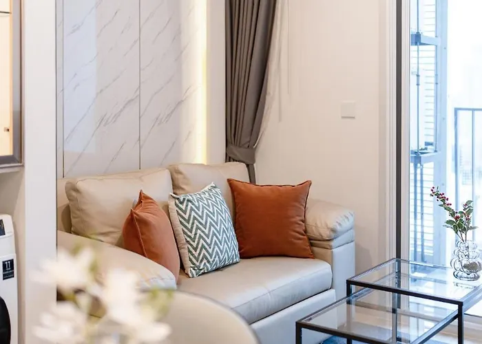 公寓 200 M To Metro L High-floor Unit L Rooftop Pool 曼谷